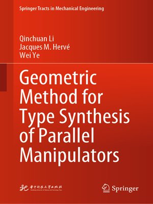 cover image of Geometric Method for Type Synthesis of Parallel Manipulators